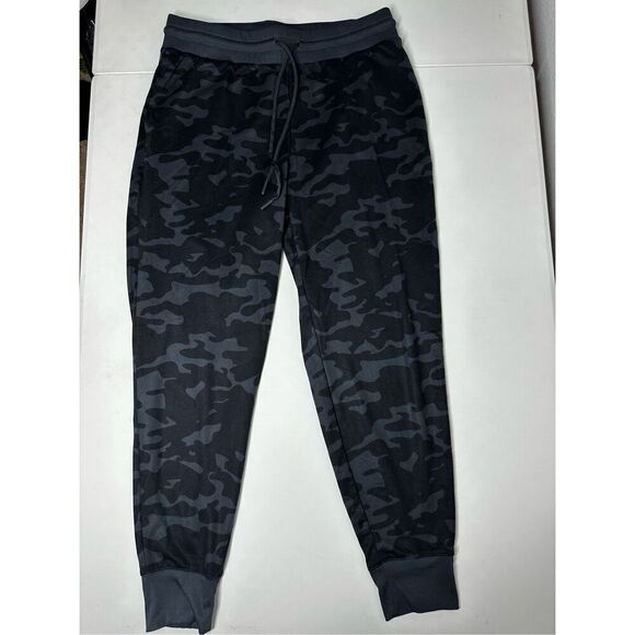 Danskin Women’s Camo Joggers Elastic Waist Black Gray Size M - Picture 4 of 12